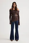 Mariah Off Shoulder Knit Top