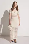 Jaclyn Crochet Knit Skirt