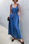 Skylar Denim Maxi Dress