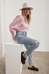 Fay Textured Puff Sleeve Top
