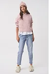 Girls Emily Hooded Knit Jumper