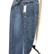 Front Split Denim Skirt