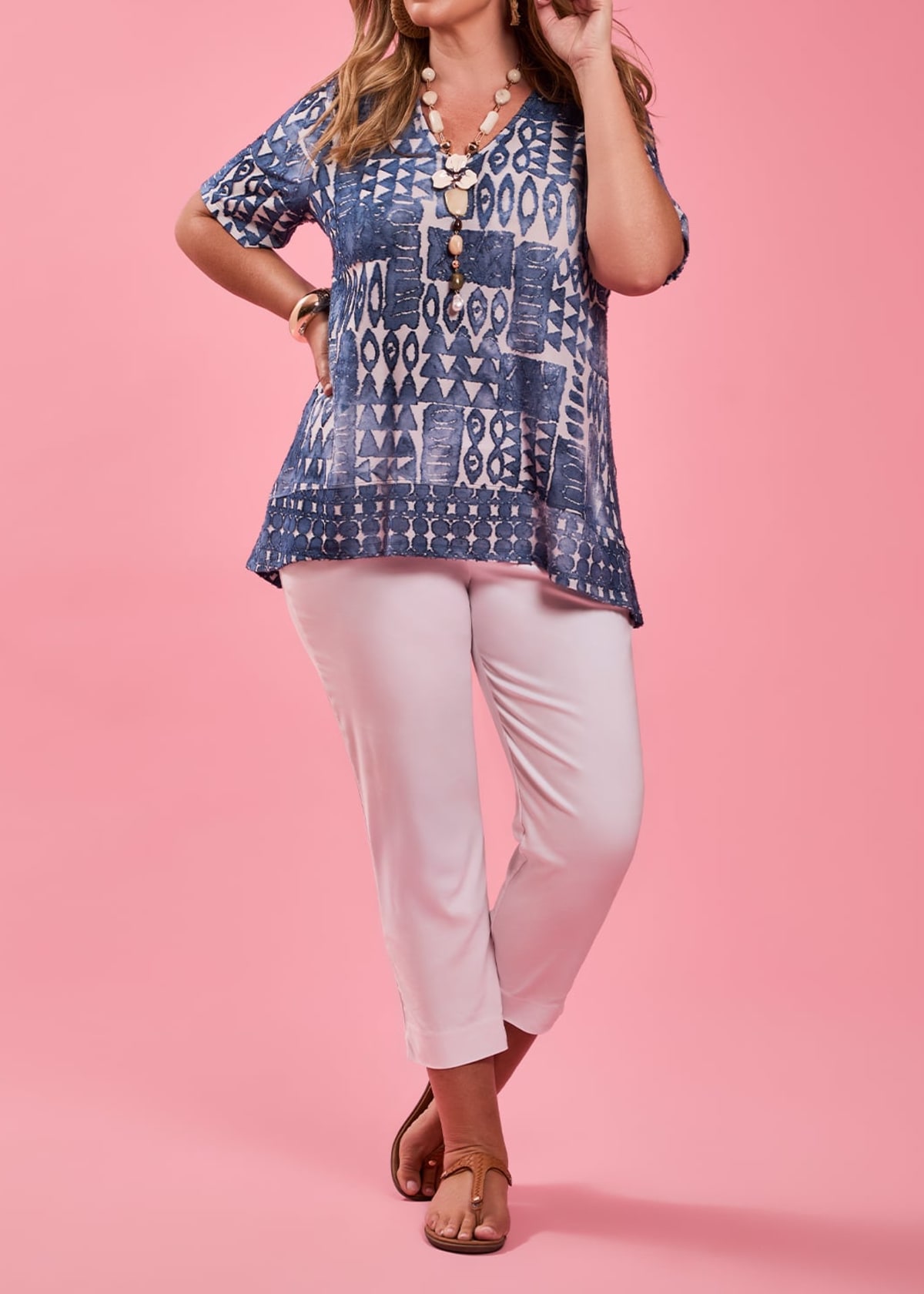 Aztec Burnout Tunic — photo 1 of 1