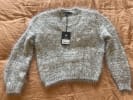 Mai Fluffy V Neck Knit Jumper