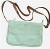Mint Leather Crossbody (mint With Brown Strap)
