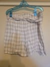 Gingham Paperbag Shorts