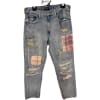 Patchwork Boyfriend Jeans