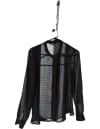 Black Sheer Blouse