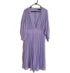 Pleated Chevron Dress