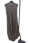 Draped Silk Wrap Dress