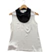Sleeveless Silk Top