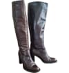 Leather Knee High Boots