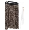 Leopard Pleated Skirt