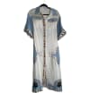 Embroidered Shirt Dress