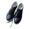 Black Leather Sneakers
