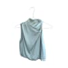 Draped Satin Top