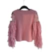 Pink Fuzzy Knit Jumper