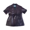 Faux Leather shirt