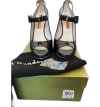 Patent Peep-Toe Heels
