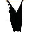 Black V-neck Dress