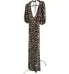 Zebra Print Maxi Dress