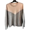 Colour-block 100% Cashmere Sweater