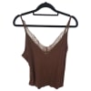 Ribbed Lace Tank Top