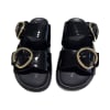 Patent Buckle Sandals