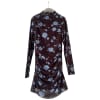 Ruched Floral Dress