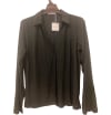 Long Sleeve Plisse Shirt