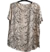 Snakeskin Print Top