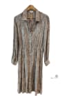 Patterned Shirt Dress