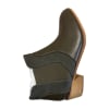 Olive Leather Ankle Boots