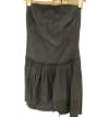 Lace Trim Strapless Dress