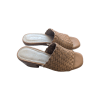 Woven Leather Mules