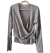 Ribbed Knit Wrap Top
