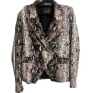 Snakeskin Print Blazer