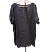 Linen Scallop Dress