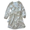 Satin Wrap Dress