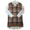 Plaid Vest Dress