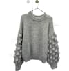 Bobble Sleeve Sweater