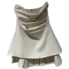 Pleated Strapless Mini Dress