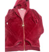 Velour Zip Hoodie