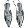 Silver Slingback Heels — photo 1 of 1