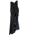 Striped Asymmetric Dress