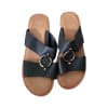 Black Slide Sandals