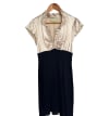 Ruffle Satin Dress
