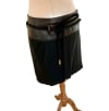 Leather Trim Skirt