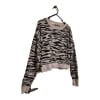 Zebra Print Sweatshirt