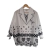 Embroidered Shirt with Gathered Cuff